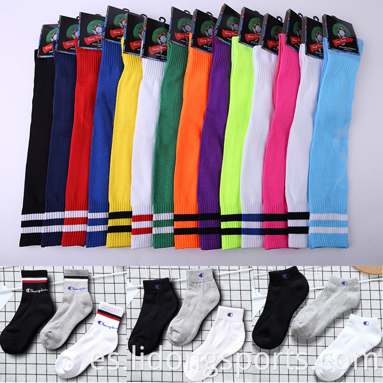 Venta al por mayor Compresión personalizada SOCK SOCKS SOCKS SOCKS MENS OEM ejecutando la rodilla atlética High Ciclismo Calcetines